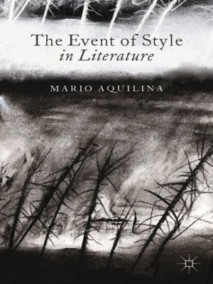 cover image of The Event of Style in Literature